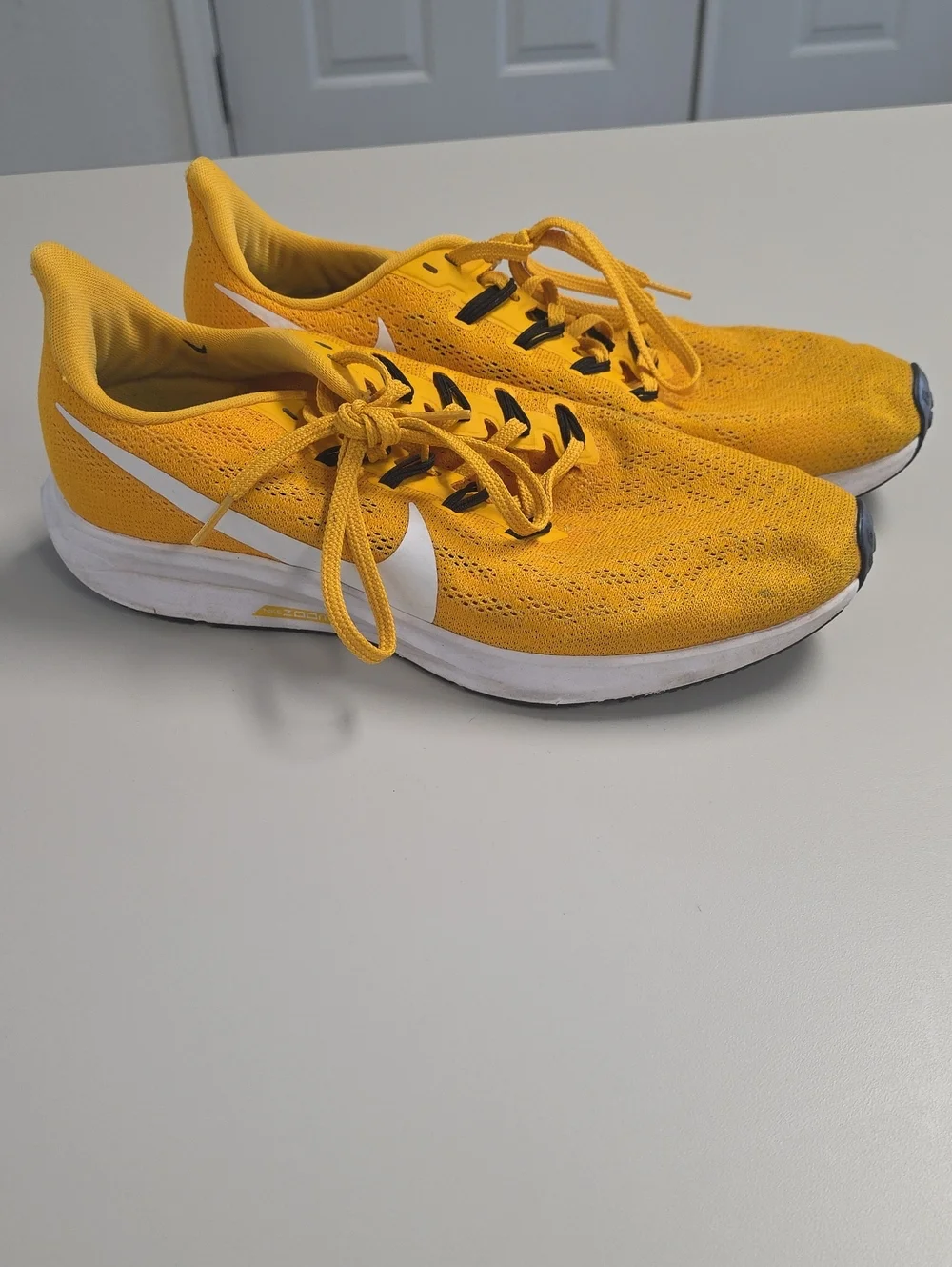 Nike Pegasus 36 Gold And White Womens 10